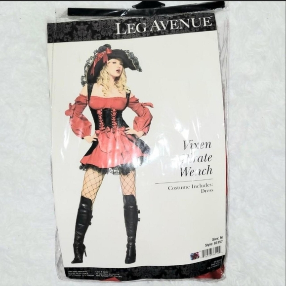 Leg Avenue "Vixen Pirate Wench" Costume Women's US Medium! ✨️ NWOT - Picture 1 of 4